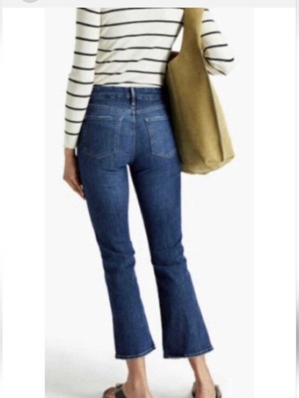 {FRAME} By Anthropology Le Crop Flare Mini Boot Bootcut Jeans -Womens Size 32